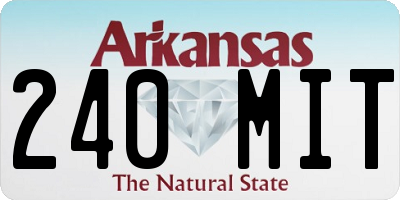 AR license plate 240MIT