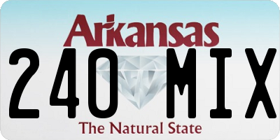 AR license plate 240MIX
