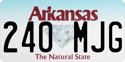 AR license plate 240MJG