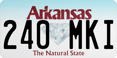 AR license plate 240MKI