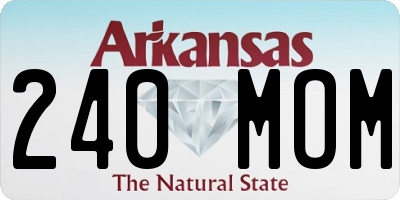 AR license plate 240MOM