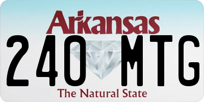 AR license plate 240MTG