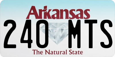 AR license plate 240MTS