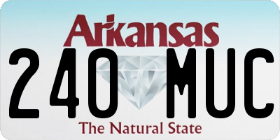 AR license plate 240MUC