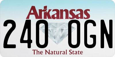 AR license plate 240OGN