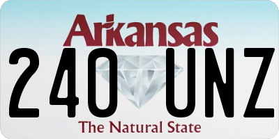 AR license plate 240UNZ