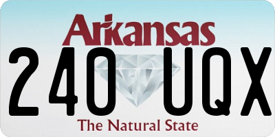 AR license plate 240UQX