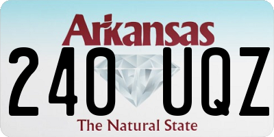 AR license plate 240UQZ