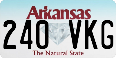 AR license plate 240VKG