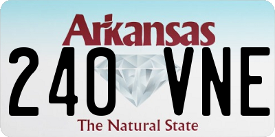 AR license plate 240VNE