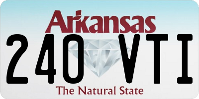 AR license plate 240VTI