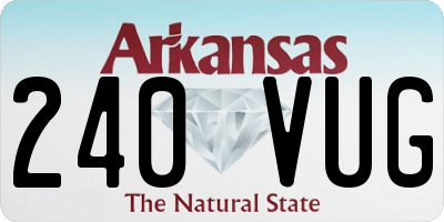 AR license plate 240VUG