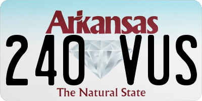 AR license plate 240VUS