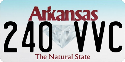 AR license plate 240VVC