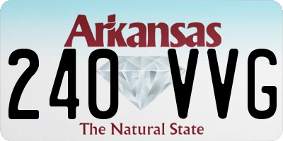 AR license plate 240VVG
