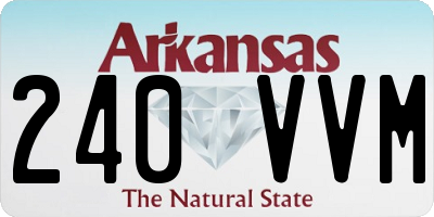 AR license plate 240VVM