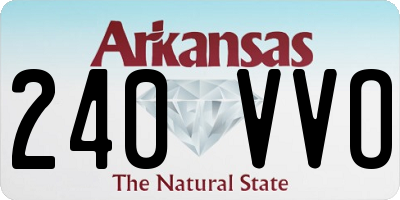AR license plate 240VVO