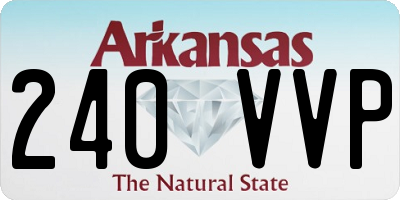 AR license plate 240VVP