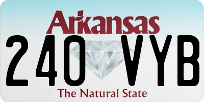 AR license plate 240VYB