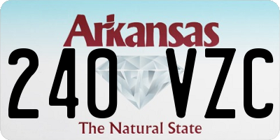 AR license plate 240VZC