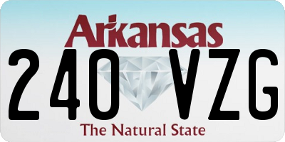 AR license plate 240VZG