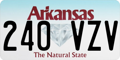 AR license plate 240VZV