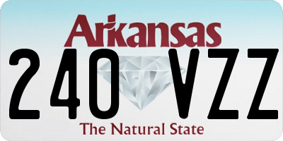 AR license plate 240VZZ