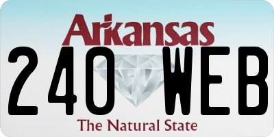AR license plate 240WEB