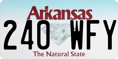 AR license plate 240WFY