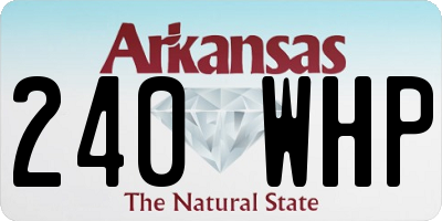AR license plate 240WHP