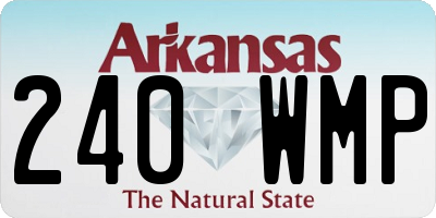 AR license plate 240WMP
