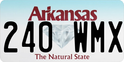 AR license plate 240WMX
