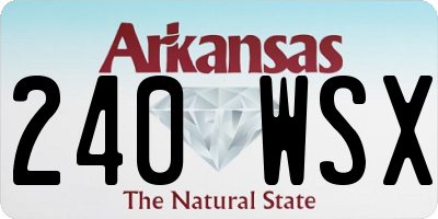 AR license plate 240WSX