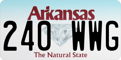 AR license plate 240WWG