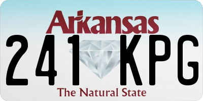 AR license plate 241KPG