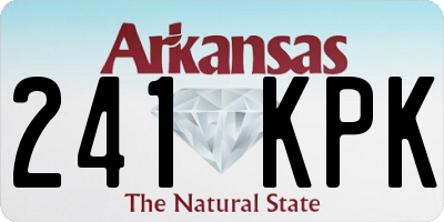 AR license plate 241KPK