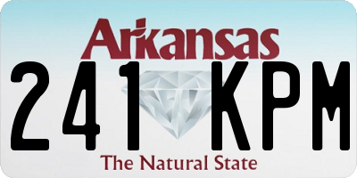 AR license plate 241KPM