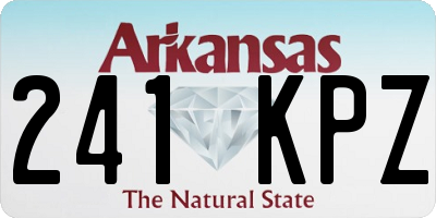 AR license plate 241KPZ