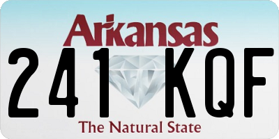 AR license plate 241KQF
