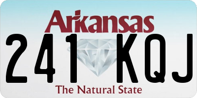 AR license plate 241KQJ
