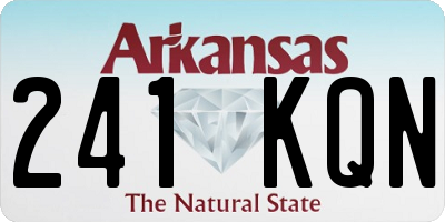 AR license plate 241KQN