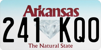 AR license plate 241KQO
