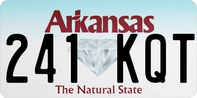 AR license plate 241KQT