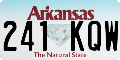AR license plate 241KQW