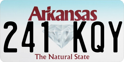 AR license plate 241KQY