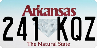 AR license plate 241KQZ