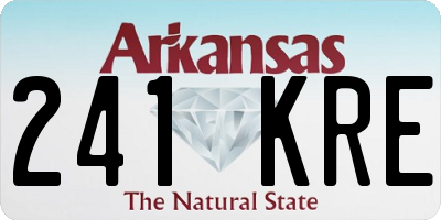 AR license plate 241KRE