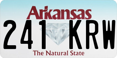 AR license plate 241KRW