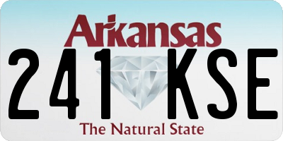 AR license plate 241KSE