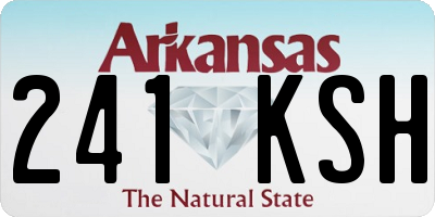 AR license plate 241KSH